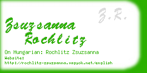 zsuzsanna rochlitz business card